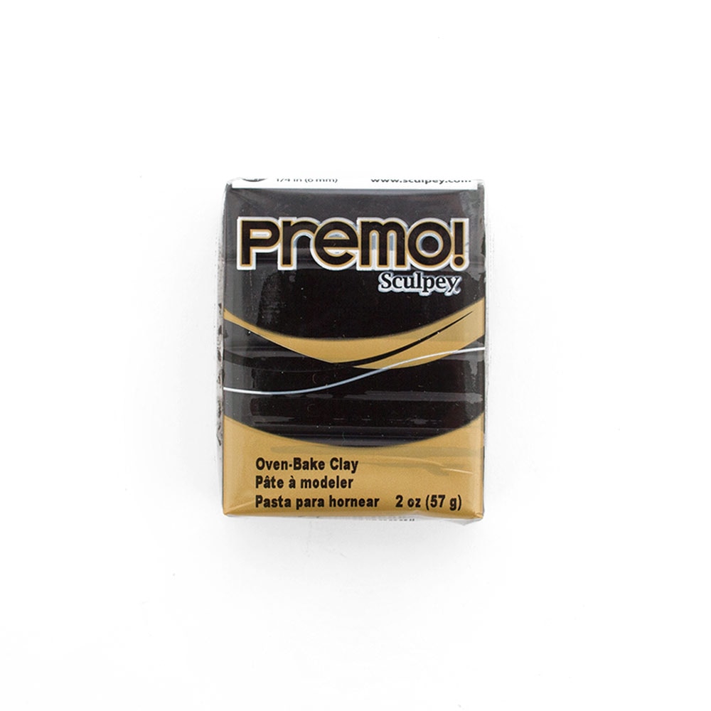 Polyform, Premo Sculpey, Oven Bake, Model Clay, 2oz, Black